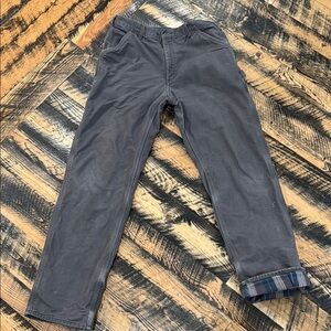 Carhartt flannel liked pants